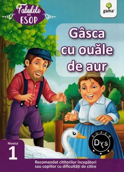 ilustratie fabula gasca si ouale de aur