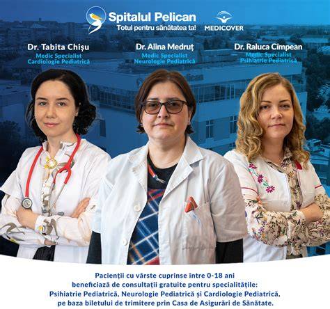 Infografic: Pattern de colaborare între specialități pediatrice și centre medicale