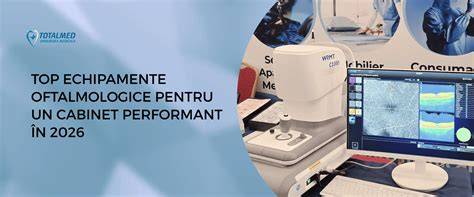 Imagine de echipament OCT utilizat în consultațiile oftalmologice pediatrice