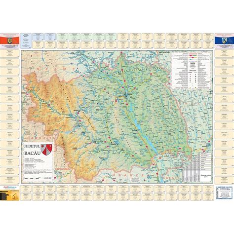 Harta Bazin Bacau cu centre ORL pentru copii