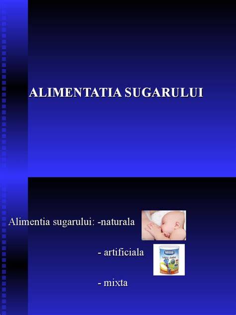Schema alimentatie sugar