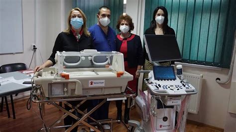 Ecograf cu trei sonde și incubator de transport pentru neonatologie și pediatrie