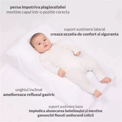 Pernă specială pentru prevenirea plagiocefaliei