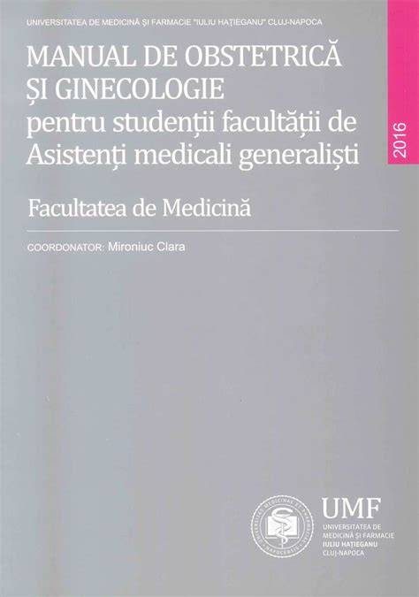 Infografic - Structură obstetrică și ginecologică pentru asistenți medicali