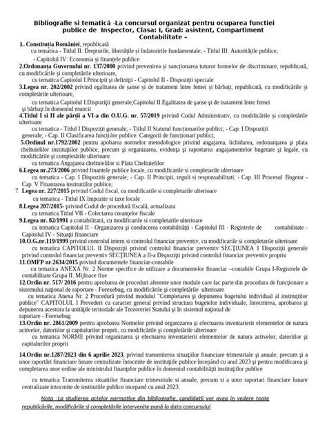 Bibliografia structurată tip bibliografie tematică
