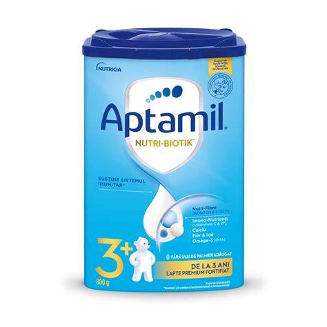 Infografic: Compoziția Aptamil Nutri-Biotik Junior 3+