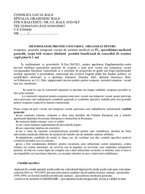 Infografic: etapele concursului pentru ocuparea unui post vacant