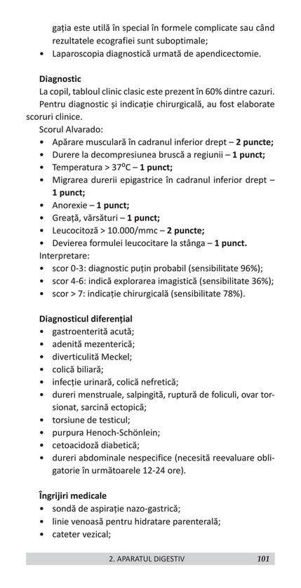 Schema practica pentru diagnostic si tratament al durerii abdomenului