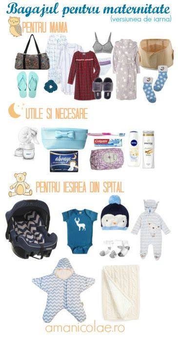 Planul de organizare pentru bagajul de maternitate