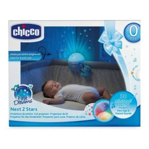Proiector lampă muzicală Chicco cu design ursuleț