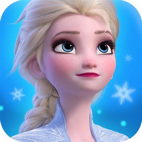 Imagine de prezentare a jocului Frozen Free Fall cu personaje Disney