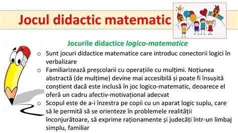 Infografic: structura jocului didactic matematic (sarcină, reguli, textul didactic)