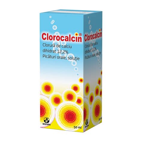 Flacon cu picături Clorocalcin