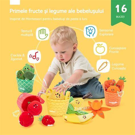 Imagine: Jucării interactive pentru bebeluși pe etape de vârstă
