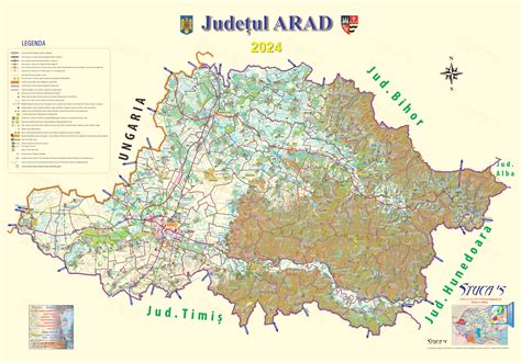 Hartă Arad cu marcarea locațiilor magazinului