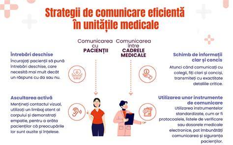 Infografic: flux de comunicare privind costuri, programări și protocoale în obstetrică-ginecologie