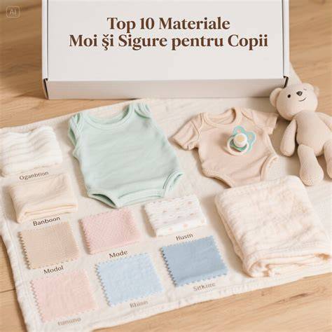 Materiale potrivite pentru pielea sensibilă a copiilor