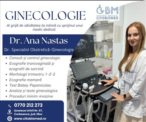 Diagramă cu etapele unui consult ginecologic